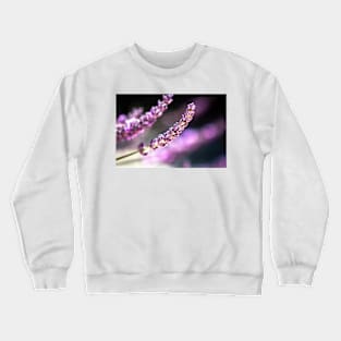 Lavender close-up Crewneck Sweatshirt